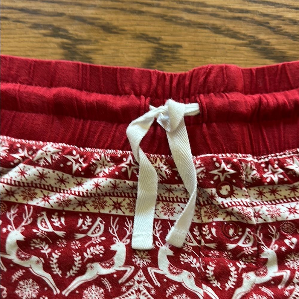 Little Sleepies Nordic Red and White Pajamas - Picture 3 of 5
